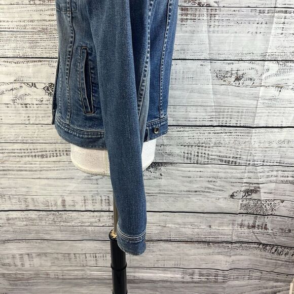 Ralph Lauren Jeans Co. Denim Jean Jacket size Small Casual Western Stretch Boho - Picture 11 of 13
